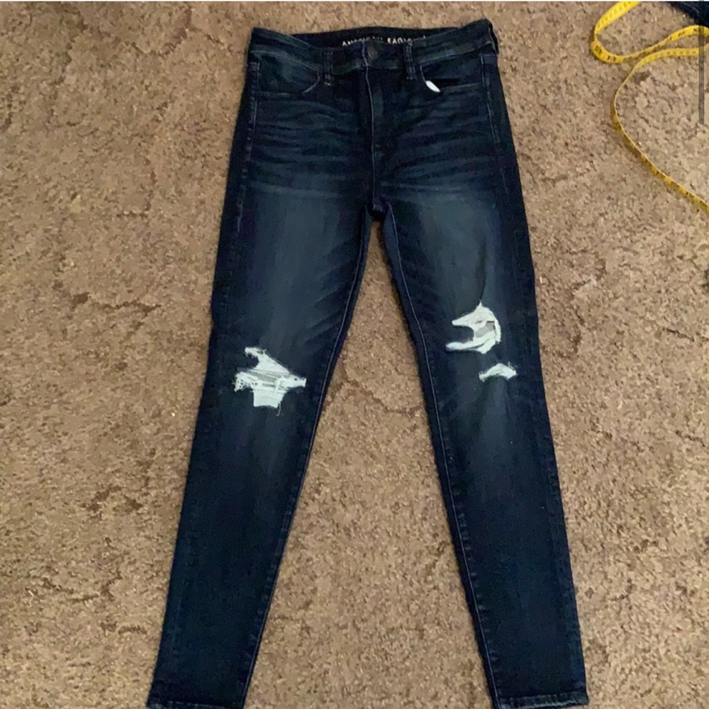 Dark wash AE Jeggings